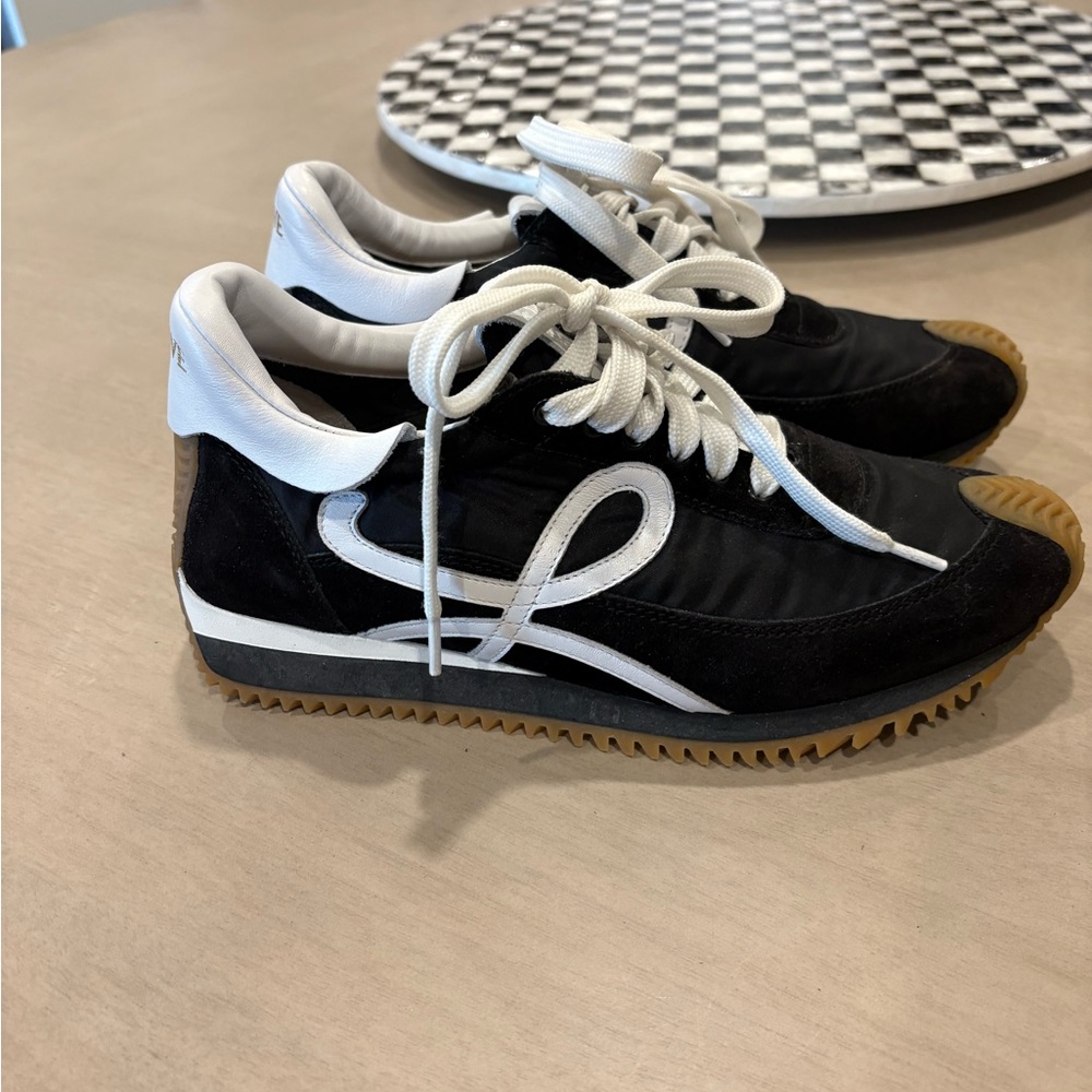 Loewe Black and White Sneakers